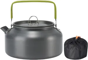 Outdoor Camping Coffee and Teas Kettle Portable Teapot Aluminum Alloys Camp Teas Coffee Pots Water Boilers for Picnics