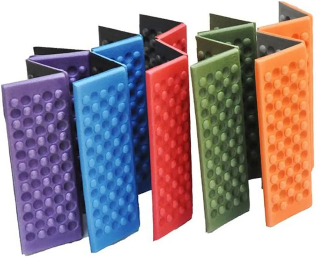 Outdoor Foam Mat - Eva Foam Cushion for Picnic & Camping - Purple Seat Cushions - Folding Pads