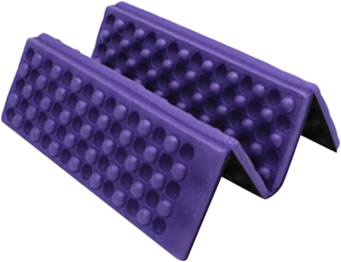 Outdoor Foam Mat - Eva Foam Cushion for Picnic & Camping - Purple Seat Cushions - Folding Pads