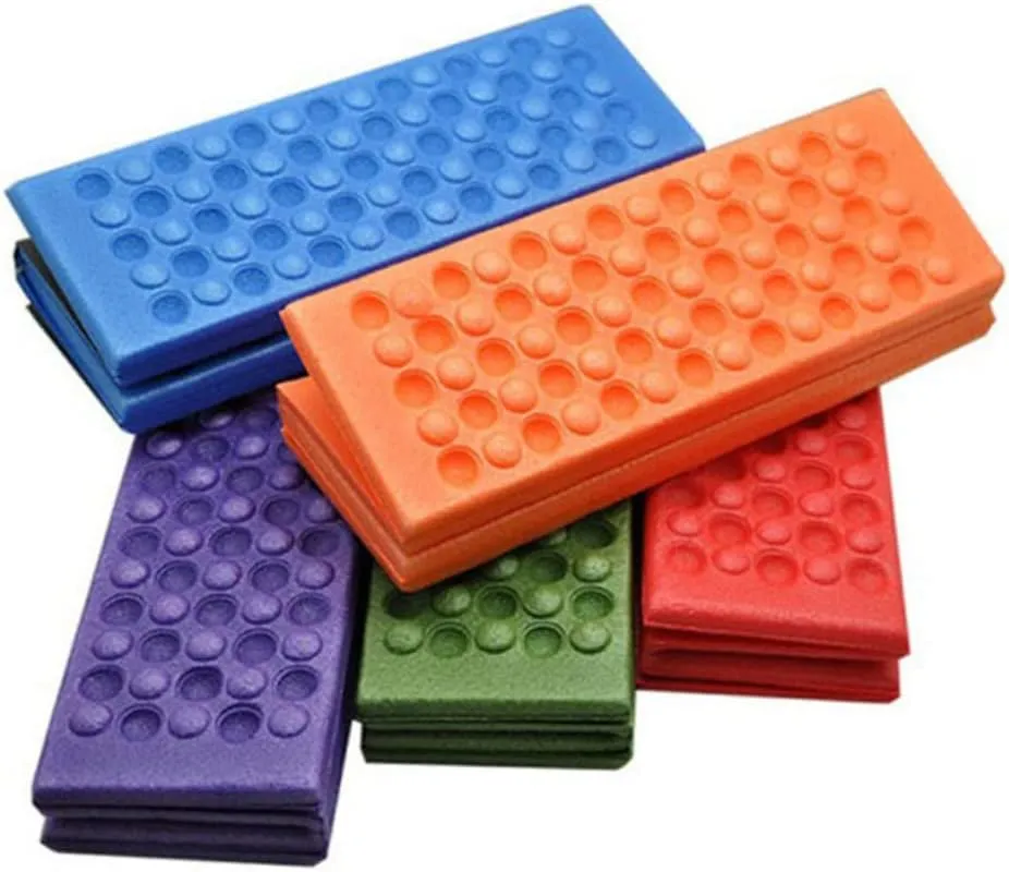 Outdoor Foam Mat - Eva Foam Cushion for Picnic & Camping - Purple Seat Cushions - Folding Pads