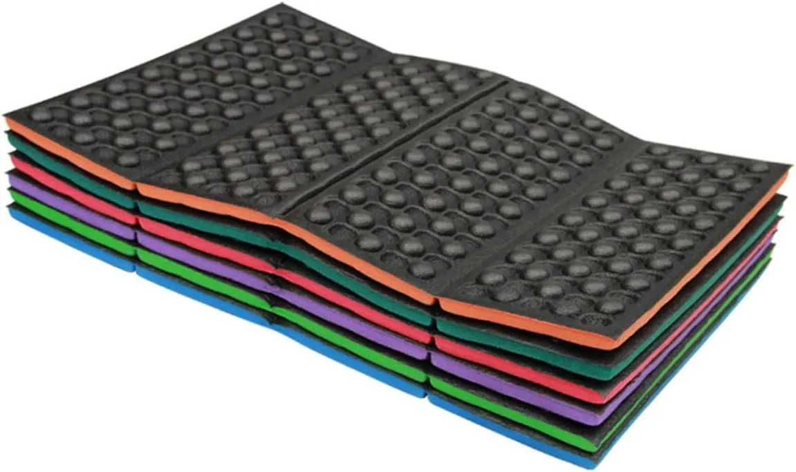 Outdoor Foam Mat - Eva Foam Cushion for Picnic & Camping - Purple Seat Cushions - Folding Pads
