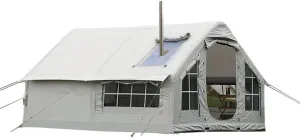 Outdoor Inflatable Tent, Camping Overnight Equipment, Foldable Portable Rainproof and Windproof Tent Without Setting Up