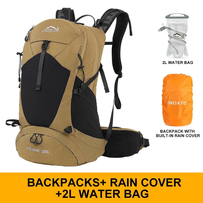 OUTDOOR INOXTO 35L Waterproof Mountaineering Backpack for Hiking & Camping