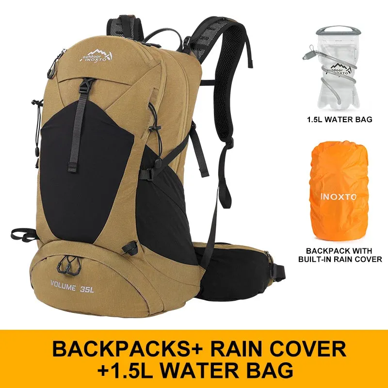OUTDOOR INOXTO 35L Waterproof Mountaineering Backpack for Hiking & Camping