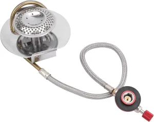 Outdoor Mini Camping Stove Furnace Portable Gas Furnace Hot Pot Cooker for Travel Picnic,Camping Stove, Portable Gas Stove, Single Burner, Compact and Lightweight,for Camping and Outdoor Cooking