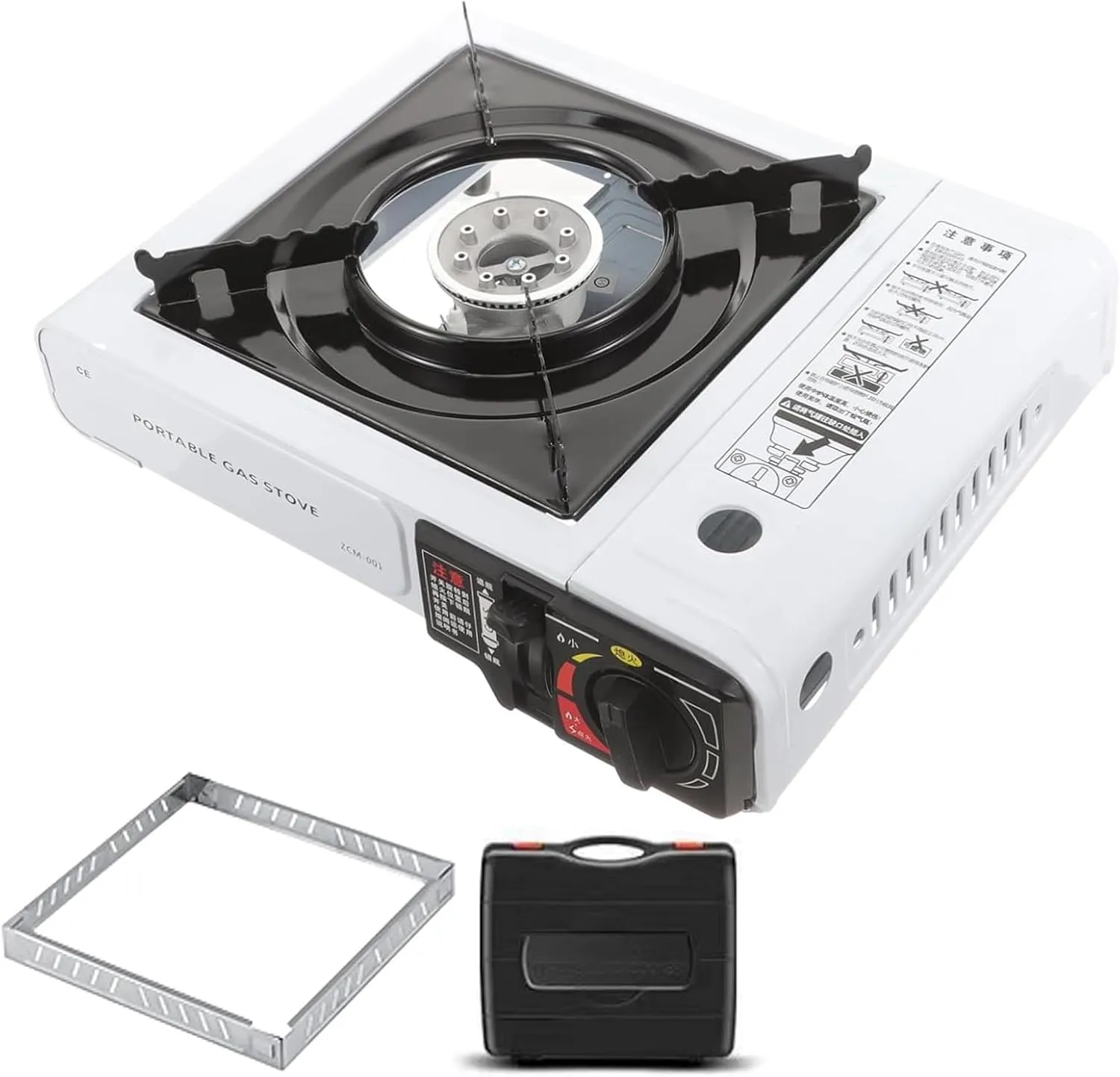 Outdoor Portable Camping G As Stove, Lightweight Camp Stove, Outdoor Camping Burner, With Carry Case, Easy Ignition System, 34 X25x8cm, For Different Cooking Needs