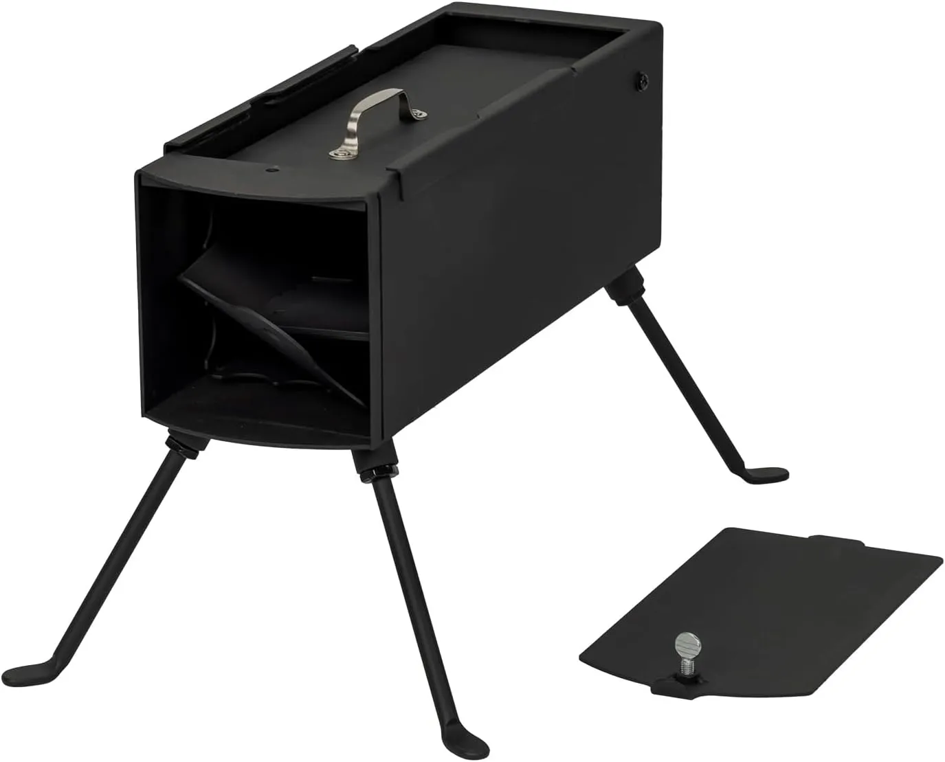 Outdoor Rocket Stove Rocket Stove for Cooking Portable Wood Burning Stove, Camping Stove for Cooking backyard cooking Camping grill outdoor events BBQ (Black1)