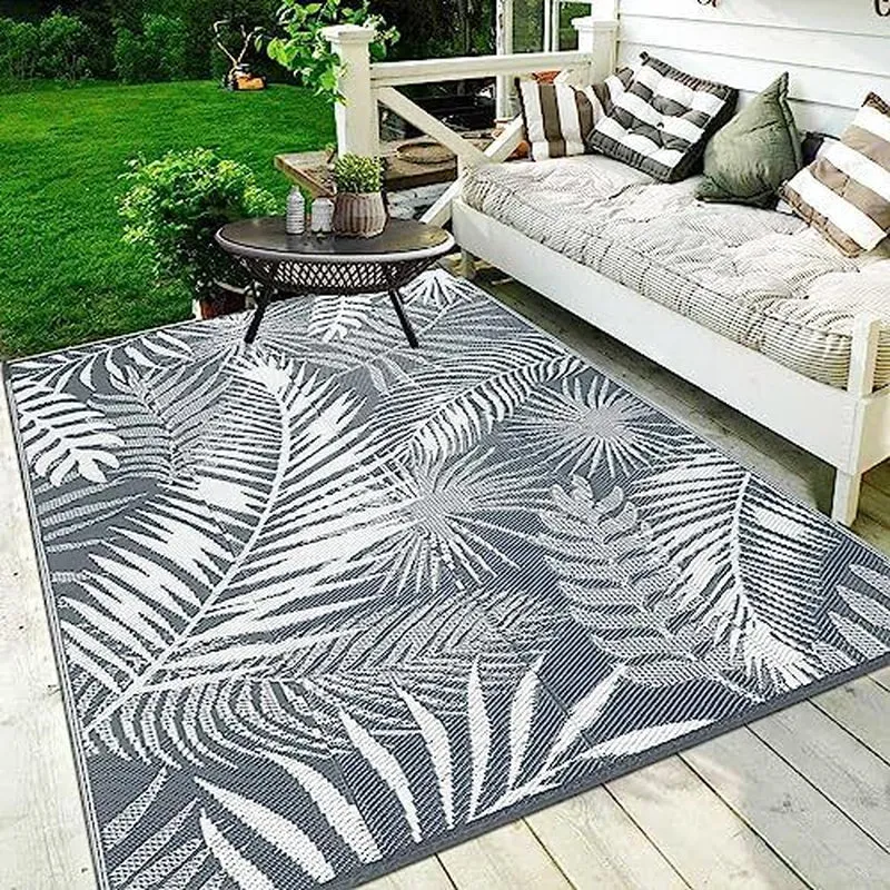 Outdoor Rug 5X7Ft Waterproof for Patio.