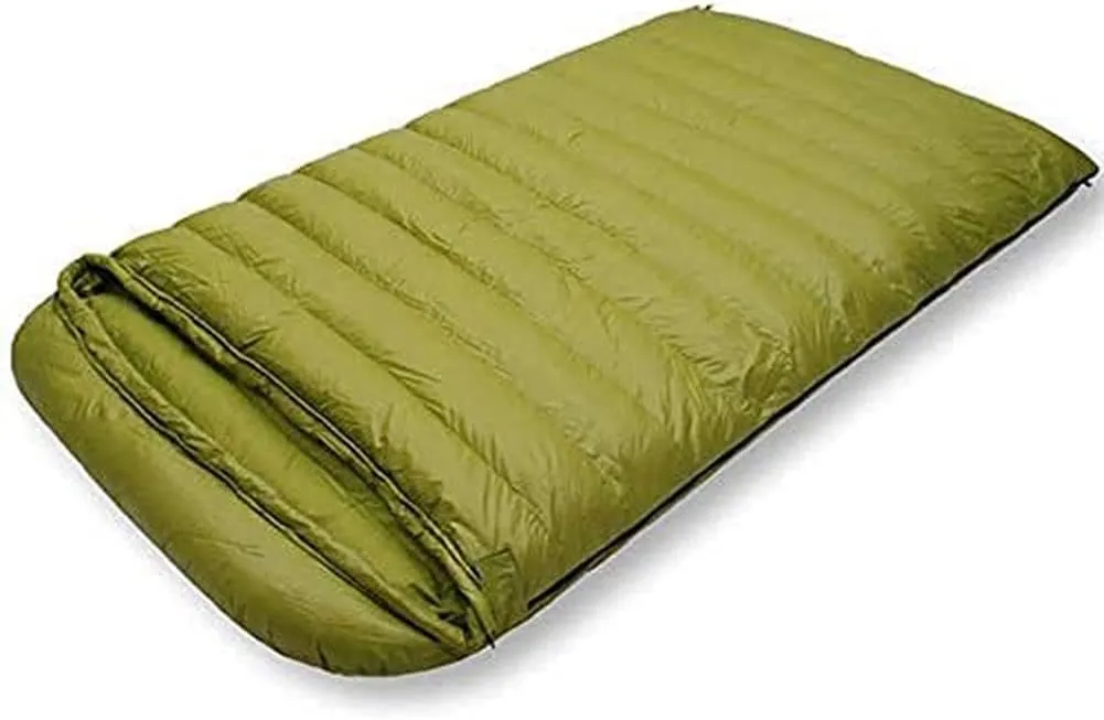 Outdoor Sleeping Bag,Goose Down Sleeping Bags for Adults Camping, Ultra Lightweight Double Sleeping Bag Hiking for Winter,800G