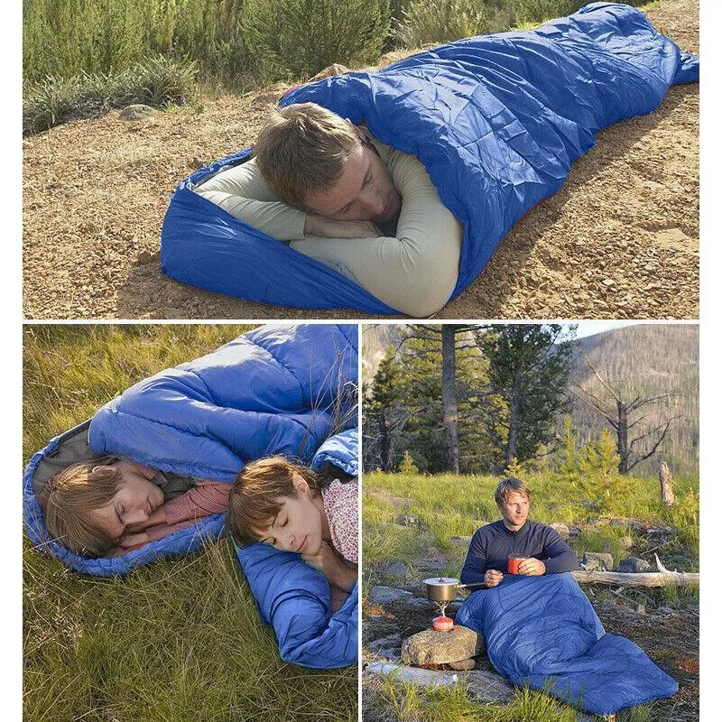 Outdoor Sleeping Bags Single Sleeping Bag Camping Hiking Winter Thermal Au Stock