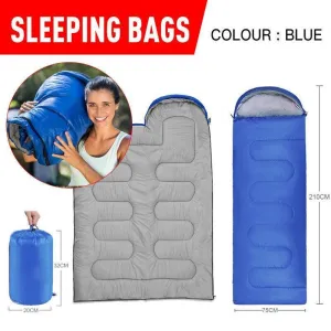 Outdoor Sleeping Bags Single Sleeping Bag Camping Hiking Winter Thermal Au Stock