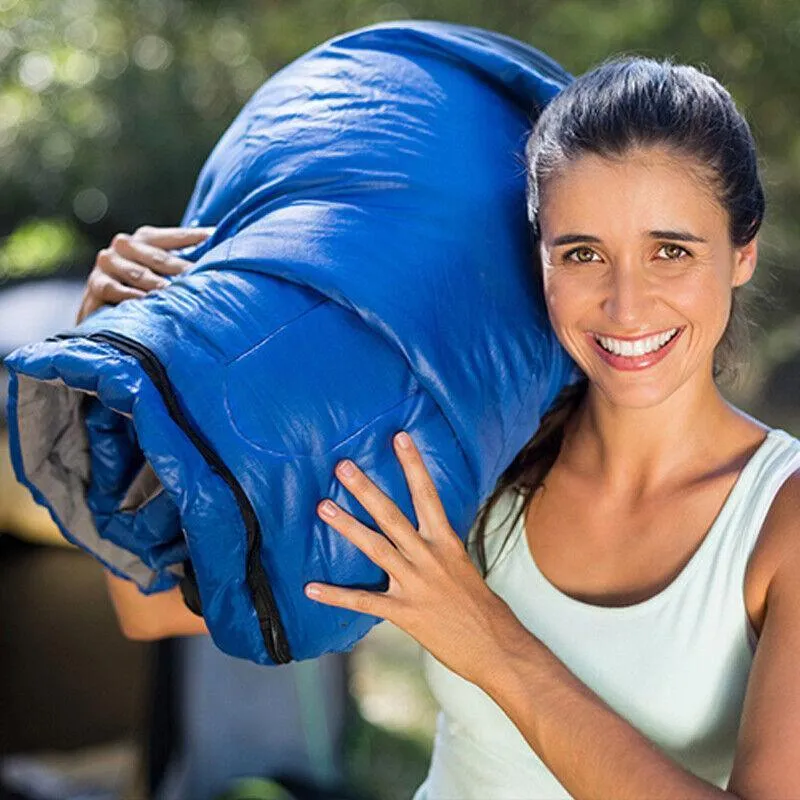 Outdoor Sleeping Bags Single Sleeping Bag Camping Hiking Winter Thermal Au Stock