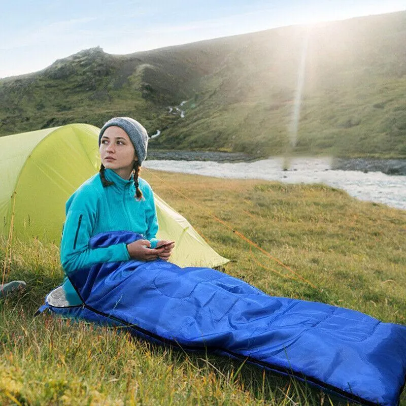 Outdoor Sleeping Bags Single Sleeping Bag Camping Hiking Winter Thermal Au Stock