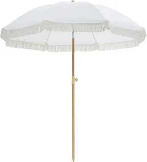 Outdoor Umbrella - Sun Protection, Rain Resistant, Windproof with Manual Open-Close Feature - Ideal for Beach, Camping, and Picnics