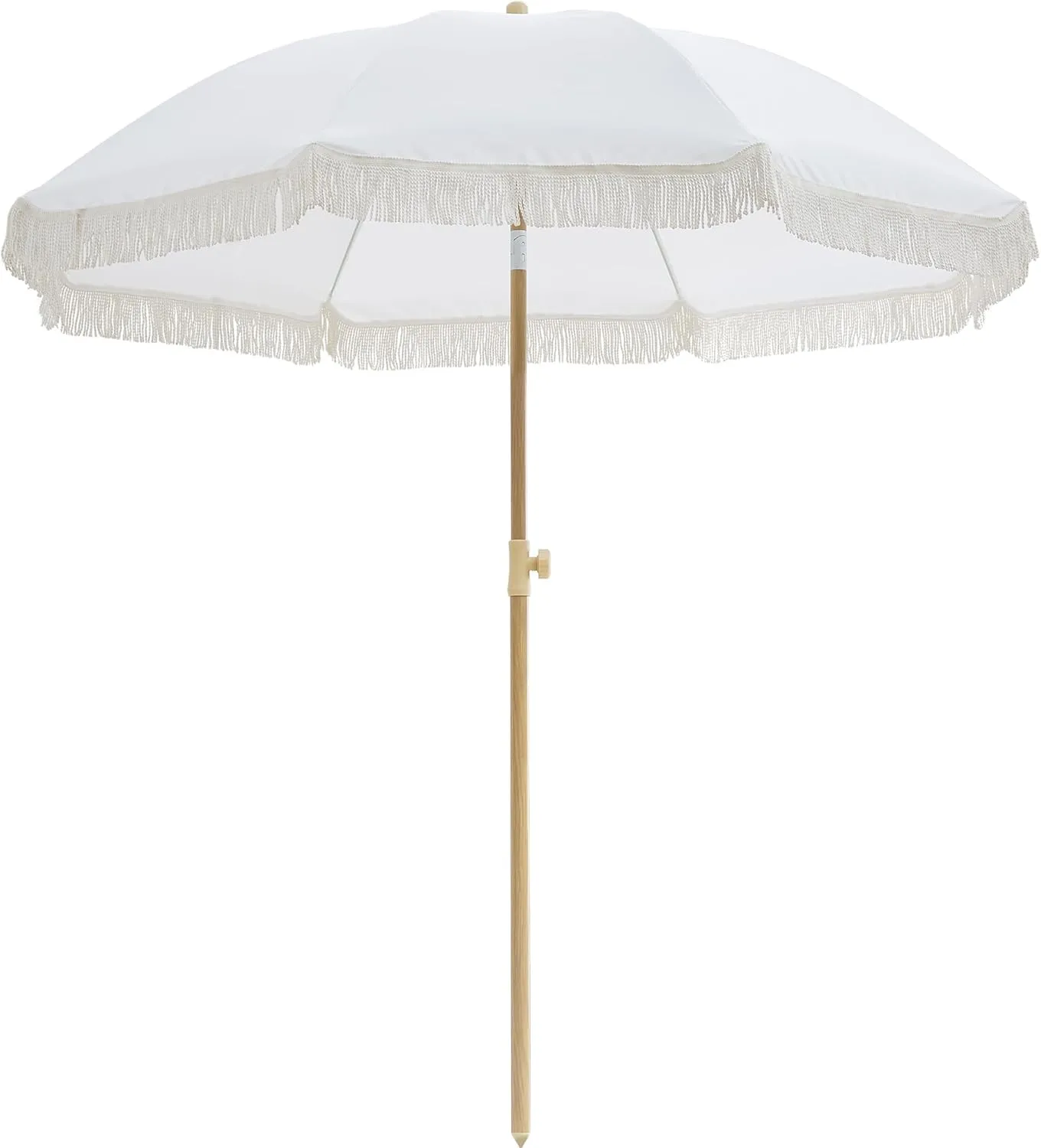 Outdoor Umbrella - Sun Protection, Rain Resistant, Windproof with Manual Open-Close Feature - Ideal for Beach, Camping, and Picnics