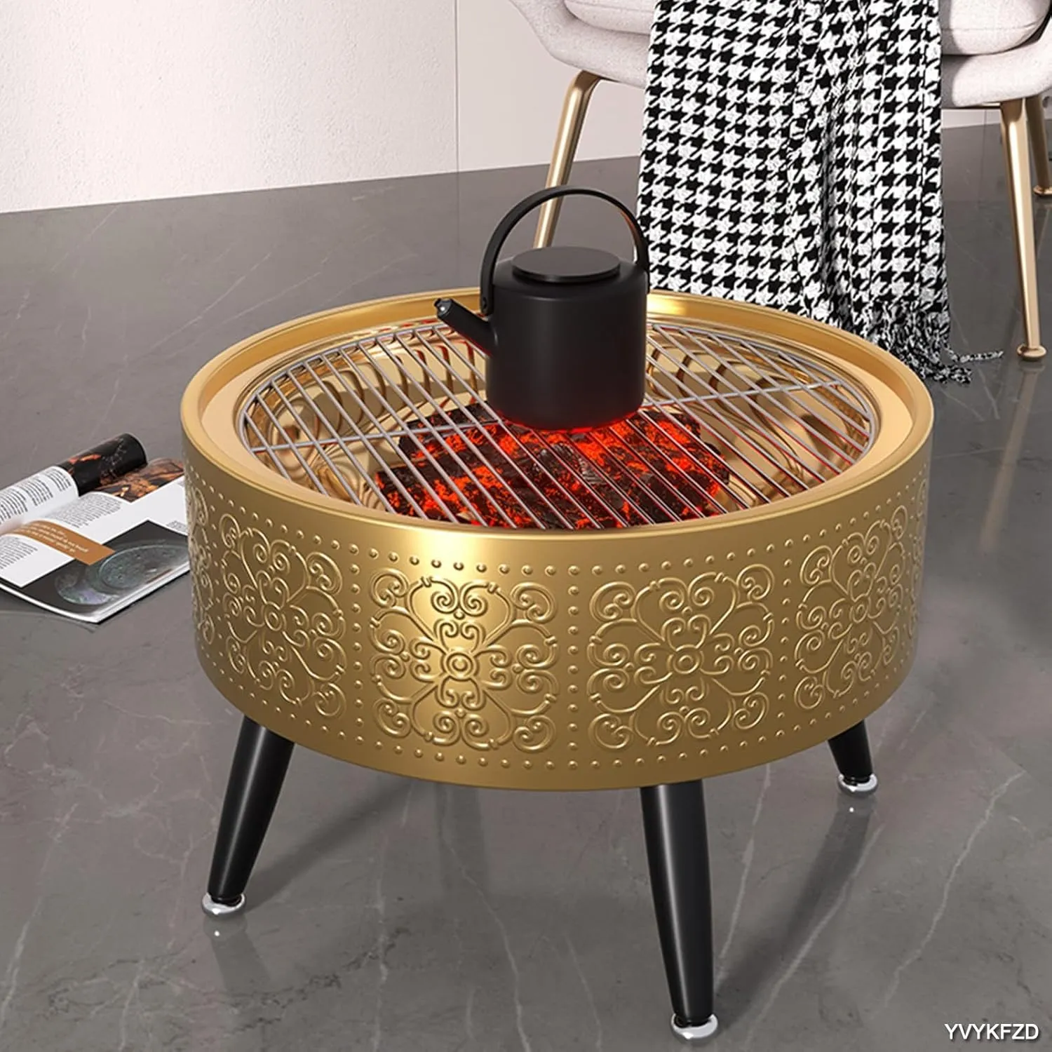 Outdoor Wood Burning Stove, Portable Camping Wood Stove, Compact Hot Tent Stove, for Winter Camping, Hunting, Cooking, Hiking, Fishing