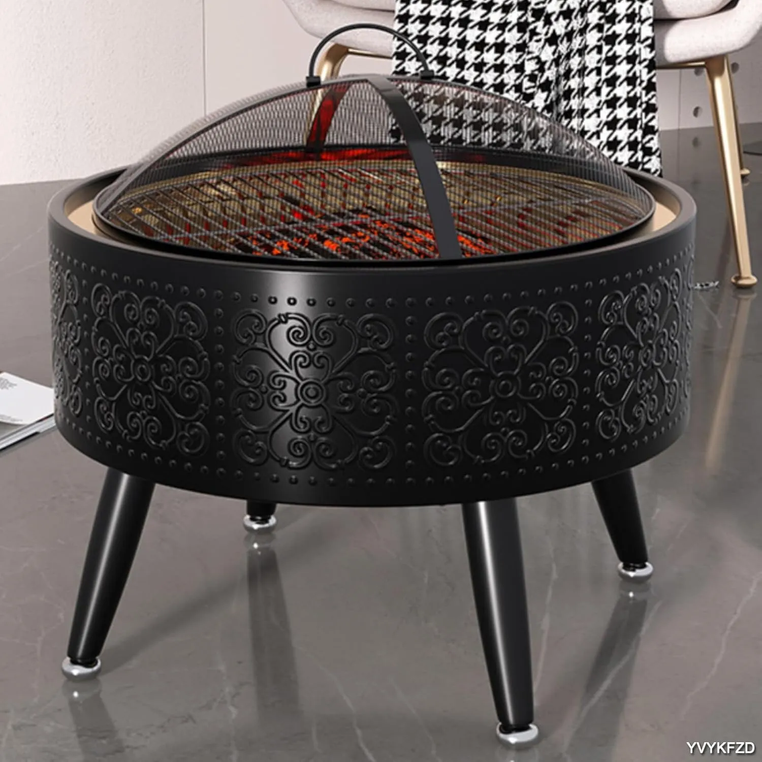 Outdoor Wood Burning Stove, Portable Camping Wood Stove, Compact Hot Tent Stove, for Winter Camping, Hunting, Cooking, Hiking, Fishing