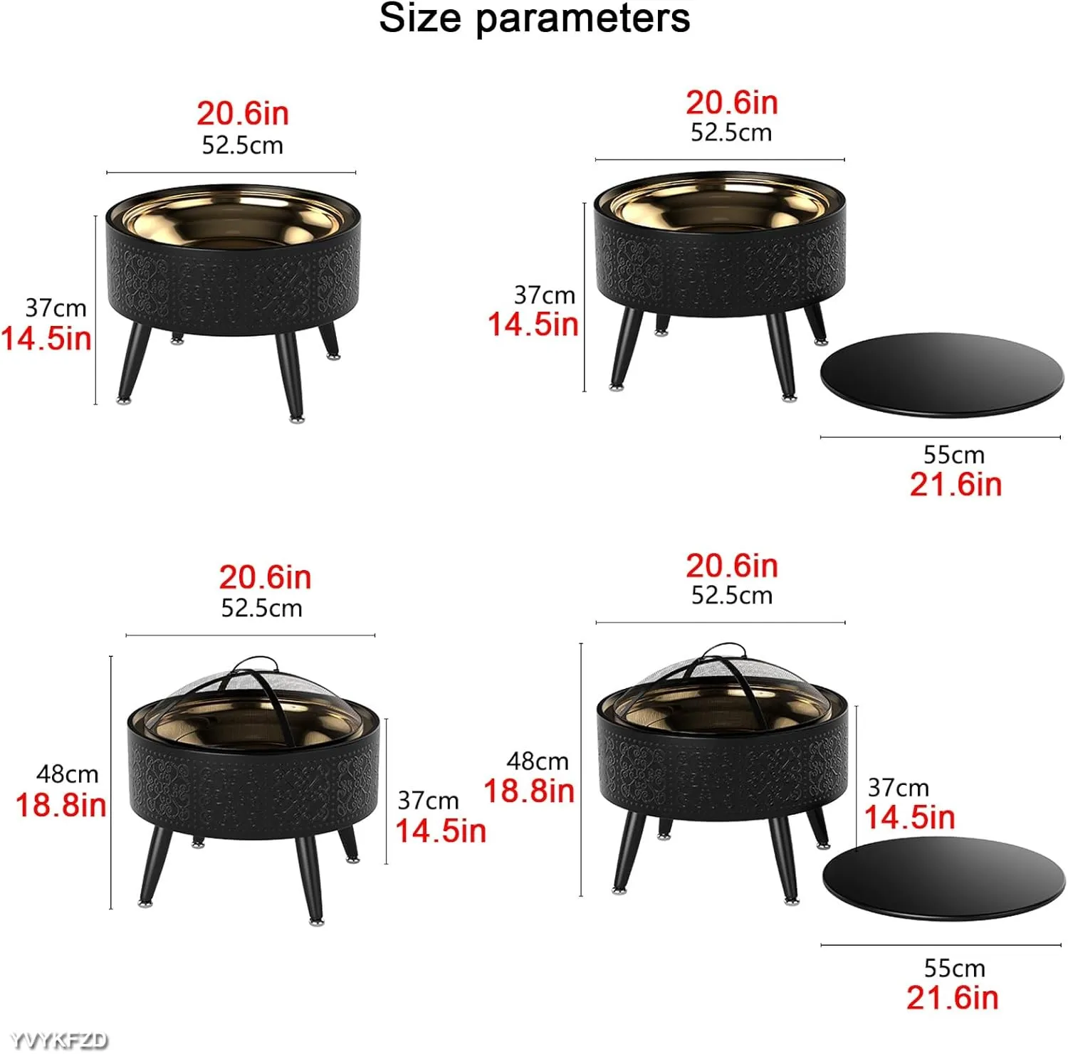 Outdoor Wood Burning Stove, Portable Camping Wood Stove, Compact Hot Tent Stove, for Winter Camping, Hunting, Cooking, Hiking, Fishing