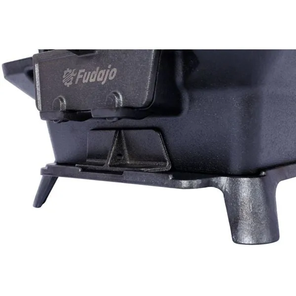 Oval Cast Iron Grill, Portable Charcoal Grill and Tabletop Cast Iron Skillet