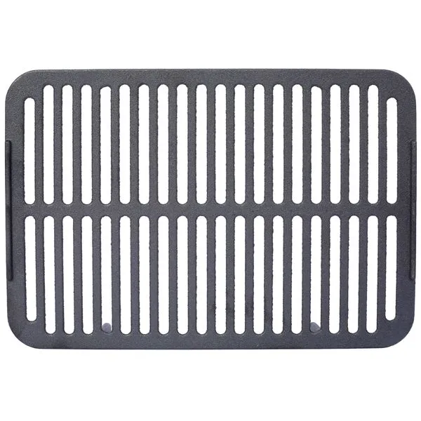 Oval Cast Iron Grill, Portable Charcoal Grill and Tabletop Cast Iron Skillet