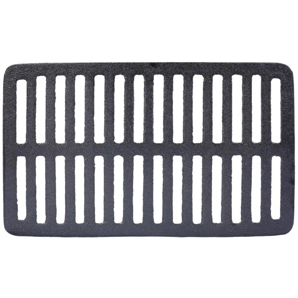 Oval Cast Iron Grill, Portable Charcoal Grill and Tabletop Cast Iron Skillet