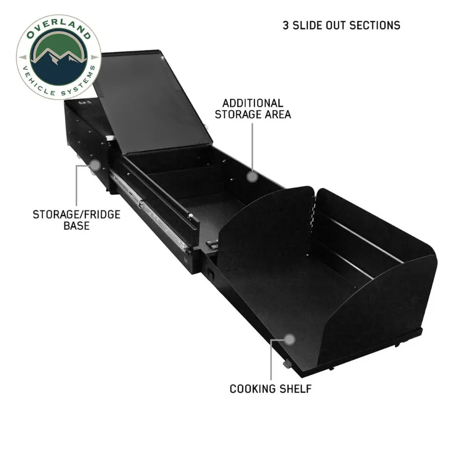 OVS Cargo Box Kitchen with Slide Out, Storage Box and Cooking Area