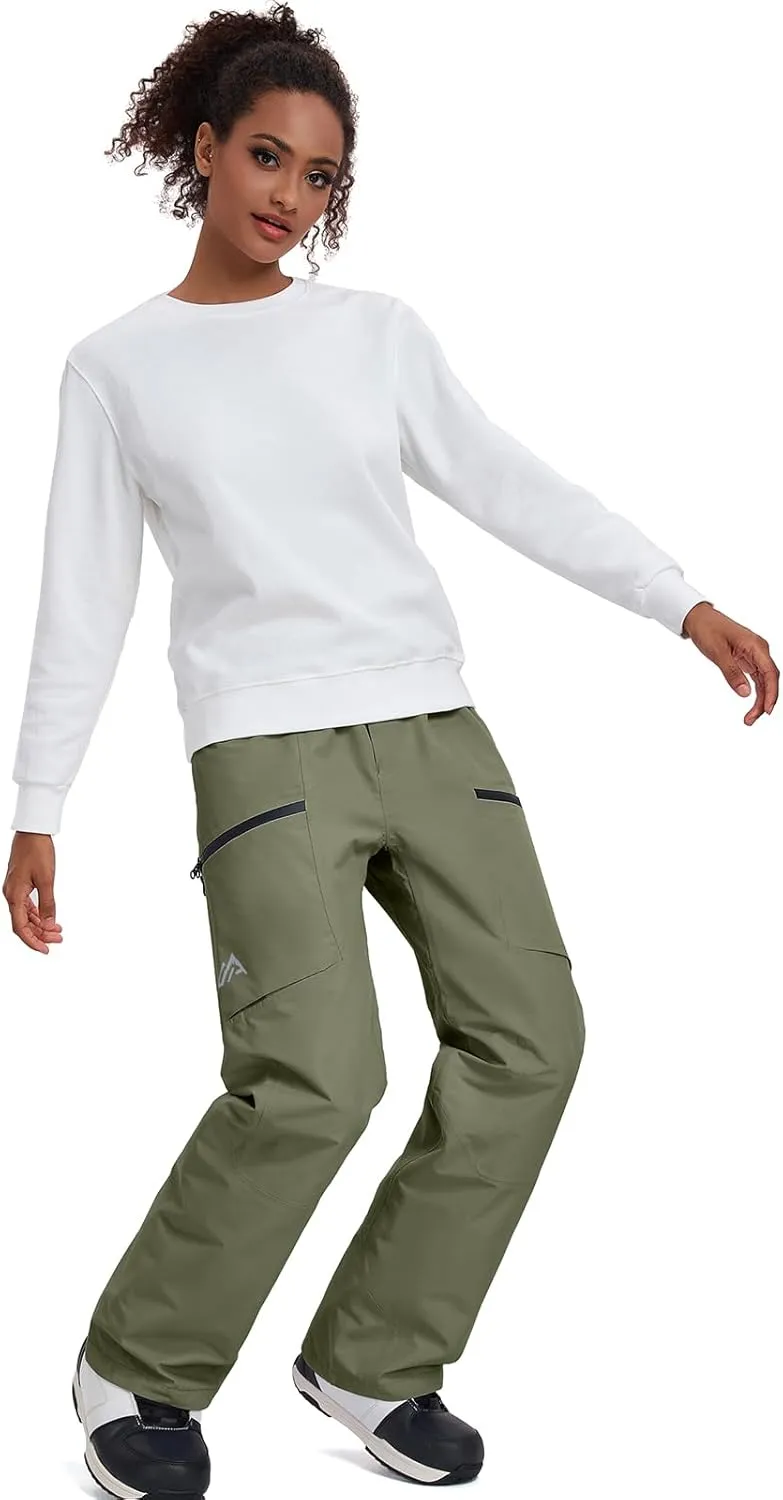 Oymyakon Womens Snowboard Pants Insulated Snow Ski Pants Waterproof Windproof Snow Pants Winter Warm Snowpants