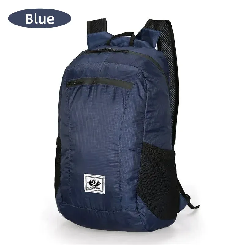 PACOONE 20L Lightweight Foldable Hiking Backpack Waterproof for Travel and Outdoor Use
