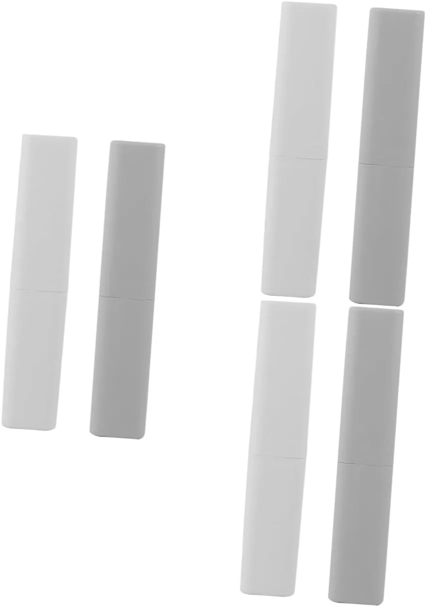 PartyKindom 3sets Pp Plastic Portable Toothbrush Box Travel Case Holes for Ventilation Dryness 2pcs*3