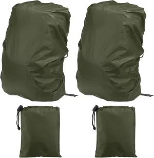 PATIKIL Waterproof Backpack Rain Cover, Backpack Covers with Anti-Slip Cross Buckle Straps & Drawstring Bag for Hiking Camping