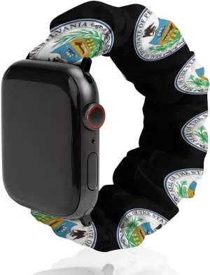 Pennsylvania State Logo Fashion Watch Strap Scrunchies Wristbands Compatible With IWatch Series