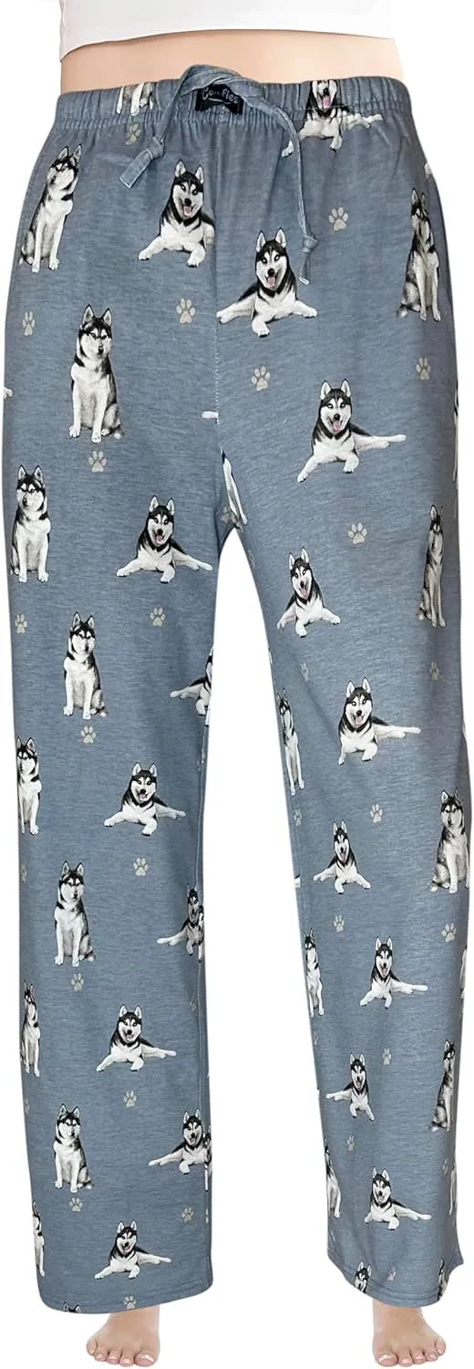 Pet Lover Pajama Pants – New Cotton Blend - All Season - Comfort Fit Lounge Pants for Women and Men - 27 Breeds Available