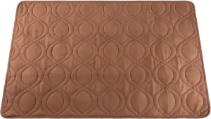 PETMAKER Waterproof Pet Mat - 36x28 Partial Couch Covers for Dogs, Cats, or Kids - Quilted Non-Slip Furniture Protector Pad (Brown)