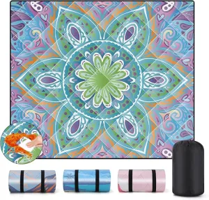 Picnic Blankets Outdoor Waterproof Sand Free 60"x80" Extra Large Beach Blanket Camping Essentials Vacation Accessories for Adults Camper Gear Must Haves Stuff Gifts Supplies for Women Couple