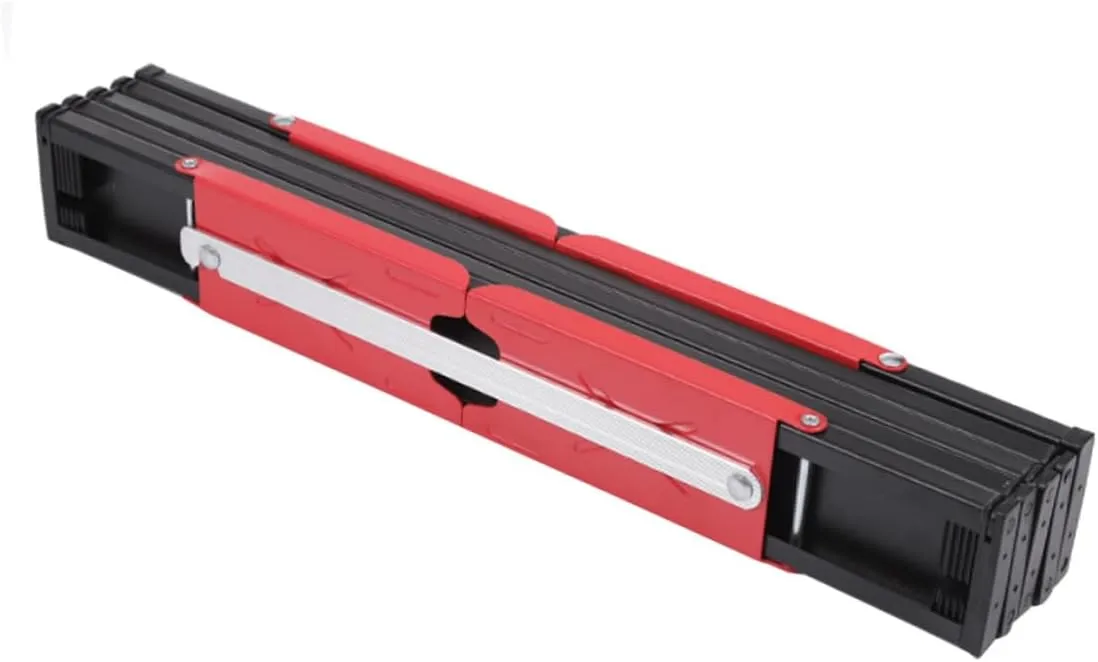 Picnic Food Table Fold up Table Aluminum Alloy Red