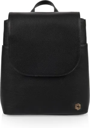 PICNIC TIME Downtown Mini Cooler Backpack- Insulated Lunch Bag, Stylish Beach Bag Soft Cooler, (Black)