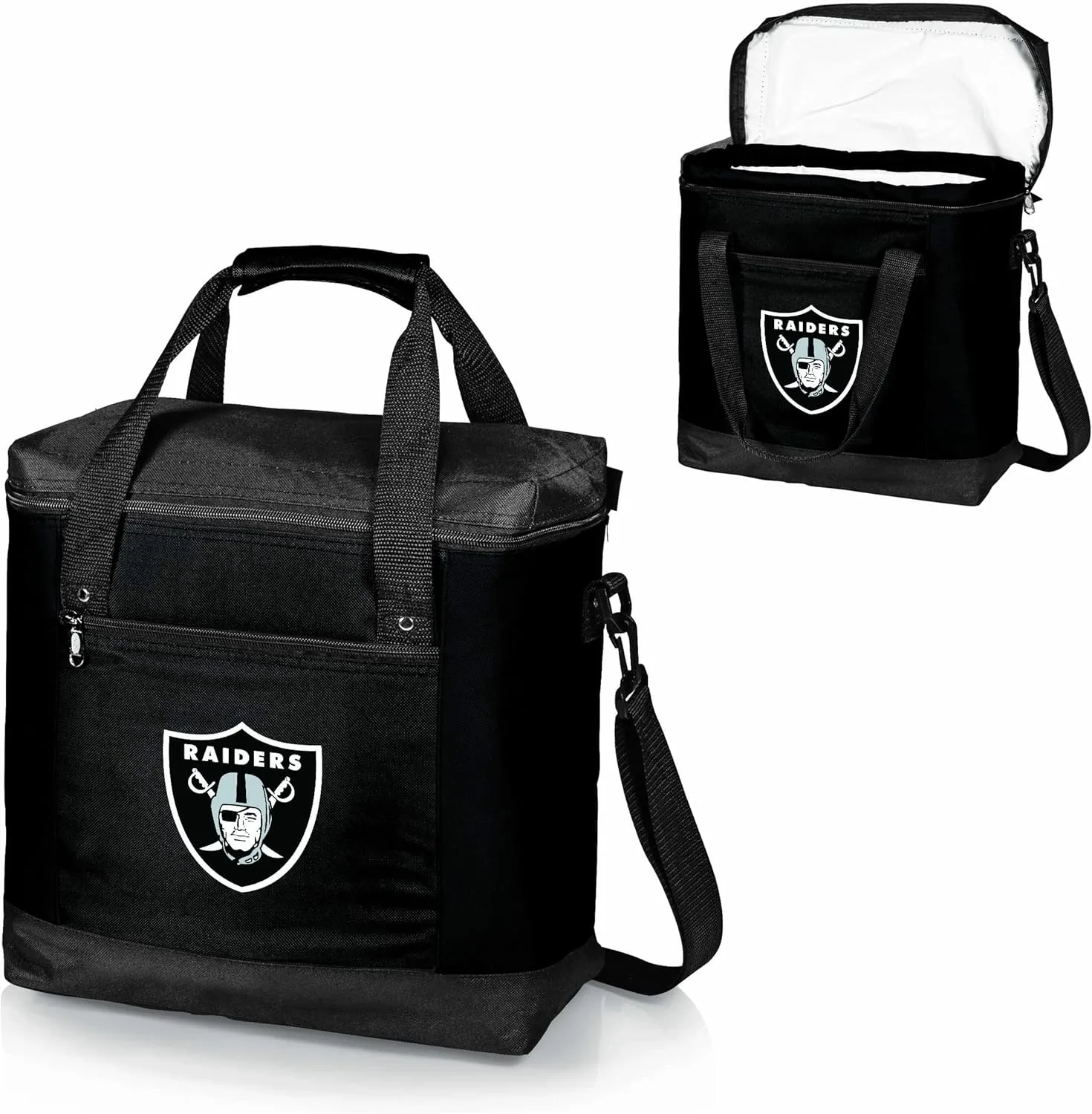 PICNIC TIME NFL Montero Tote Cooler Bag - Soft Cooler Bag - Picnic Tote, (Black)