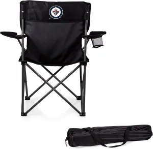 PICNIC TIME NHL Boston Bruins PTZ Portable Folding Camp Chair, (Black)