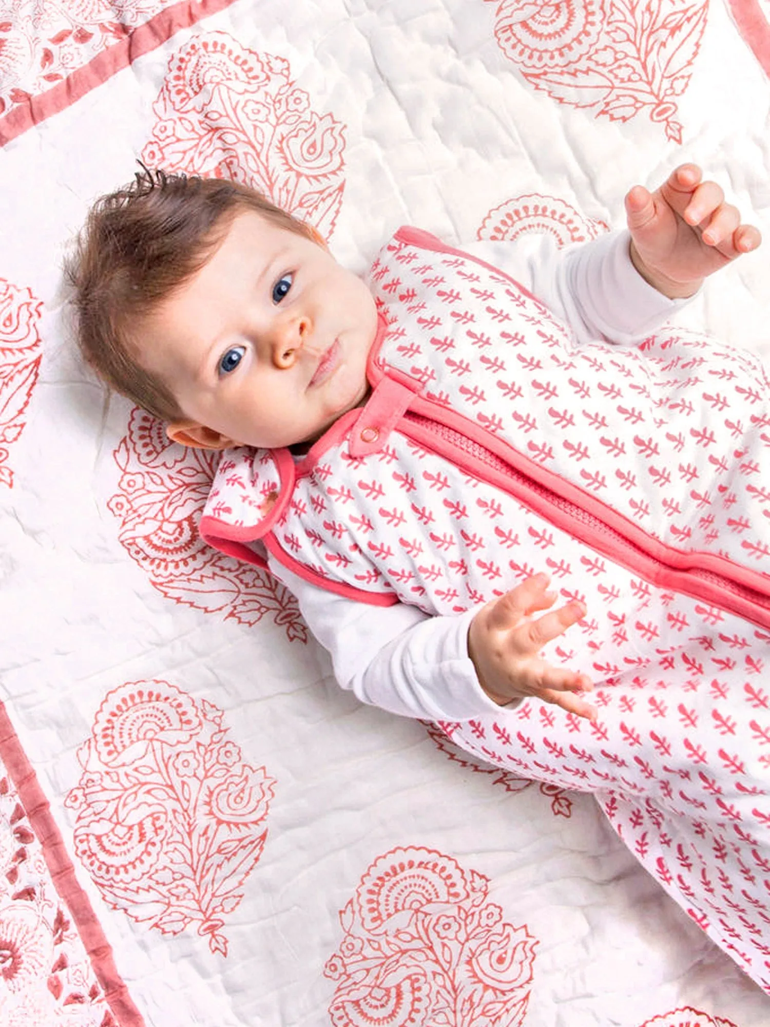 Pink City Wearable Baby Sleep Bag (Lightweight)
