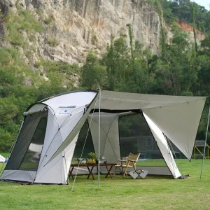 Pop Up Tent for 5-8 Person Instant Camping Tent with Double Door Lightweight Family Dome Tent with Carrying Bag for Outdoor Family Camping Hiking Fishing Festival