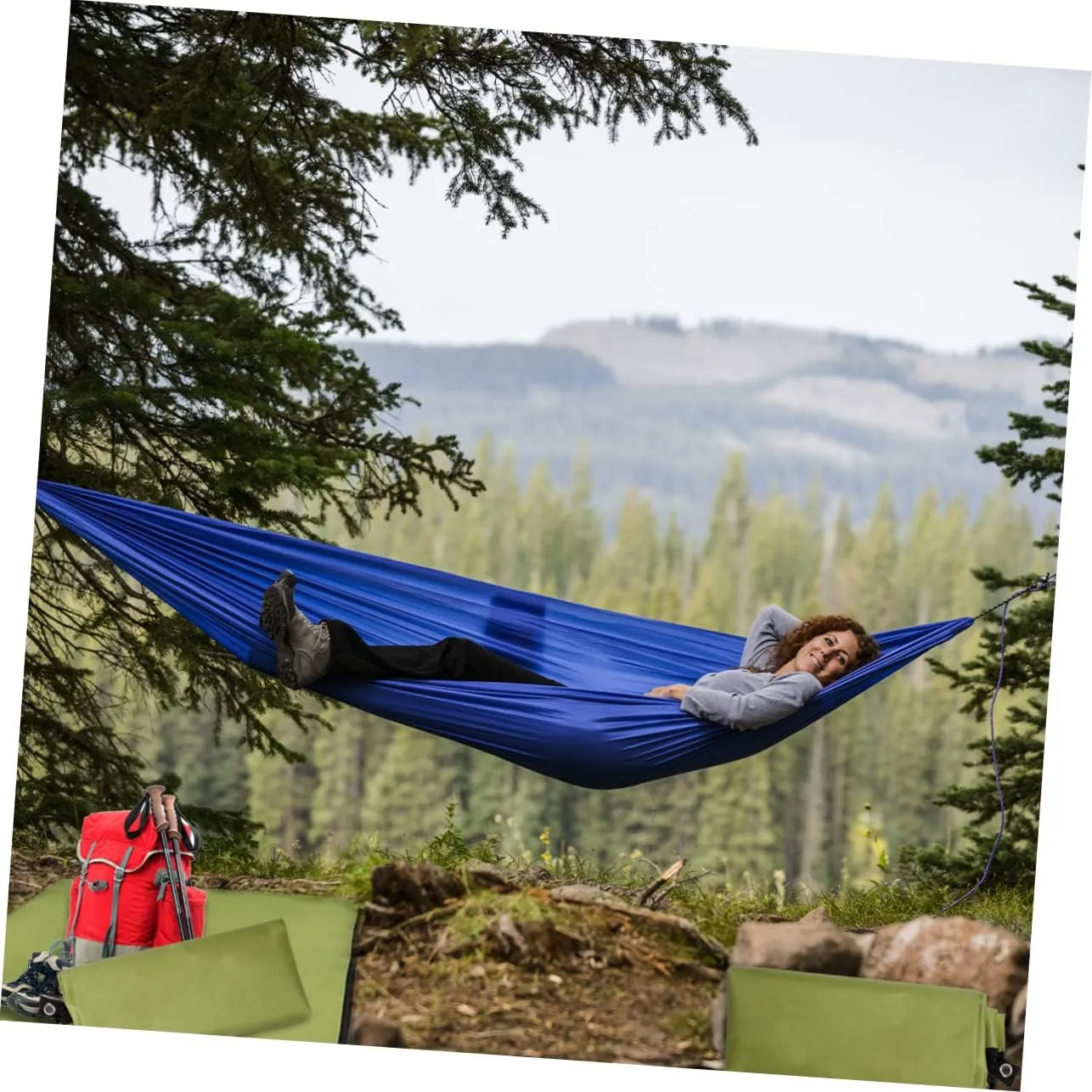 POPETPOP Camping Tent Ground Mat Oxford Cloth Waterproof Blanket Portable Outdoor Rug
