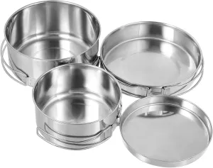POPETPOP Picnic Cooker Camping Stove Propane Camping Pot Handle Tarp Coolers Griddle Pan Mat Kit Camping Skillet