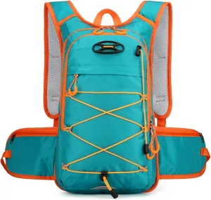 PORRASSO Hiking Backpack 18L Waterproof Daypack Rucksack Lightweight Breathable Backpack for Women Men Trekking Cycling Climbing Outdoor Sports Green