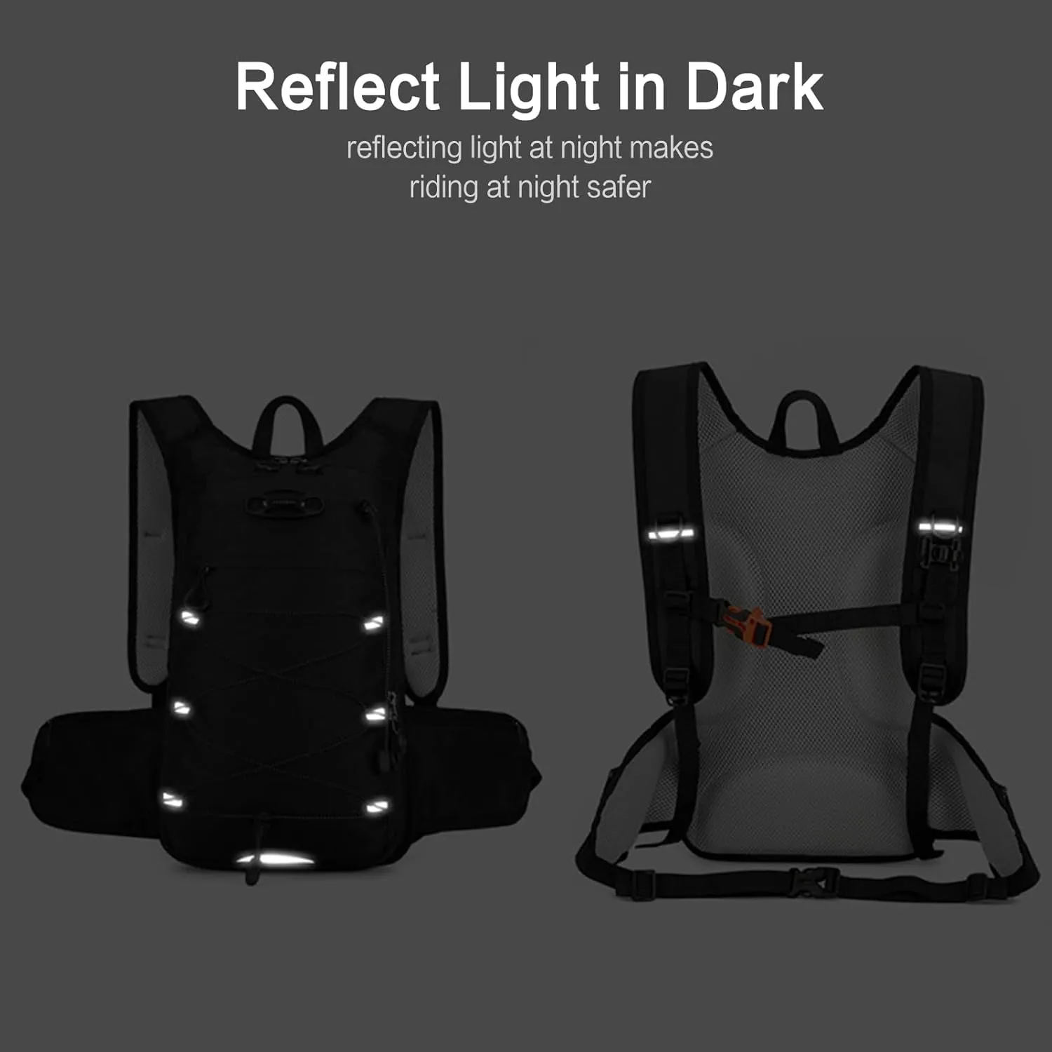 PORRASSO Hiking Backpack 18L Waterproof Daypack Rucksack Lightweight Breathable Backpack for Women Men Trekking Cycling Climbing Outdoor Sports Royal Blue