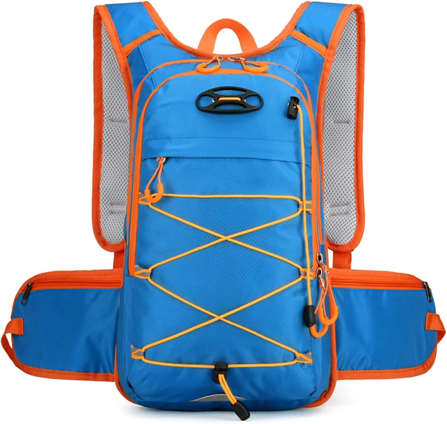 PORRASSO Hiking Backpack 18L Waterproof Daypack Rucksack Lightweight Breathable Backpack for Women Men Trekking Cycling Climbing Outdoor Sports Royal Blue