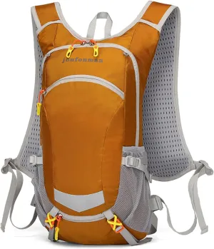 PORRASSO Hiking Backpack 19L Rucksack Waterproof Daypack Lightweight Backpack for Women Men Camping Trekking Cycling Climbing Outdoor Sports Yellow
