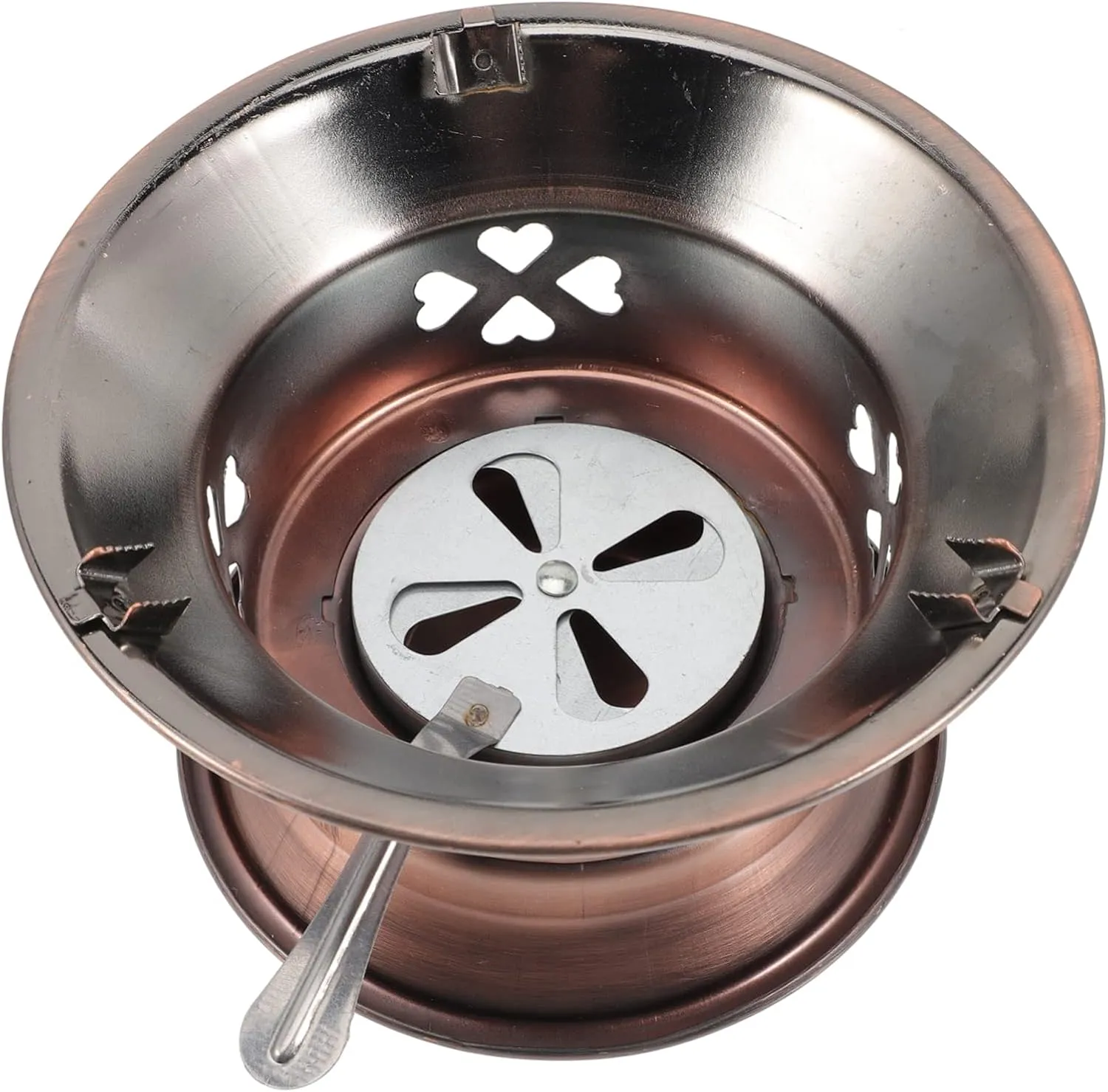 Portable Alcohol Stove Stainless Steel Camping Burner Flame Lightweight and Compact Design for Outdoor Cooking Hiking Backpacking and Hot Pot Use