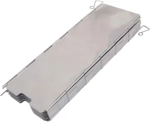 Portable BBQ Windscreen Camping Stove Windscreen Outdoor Wind Deflector Folding Grill Tool Sturdy