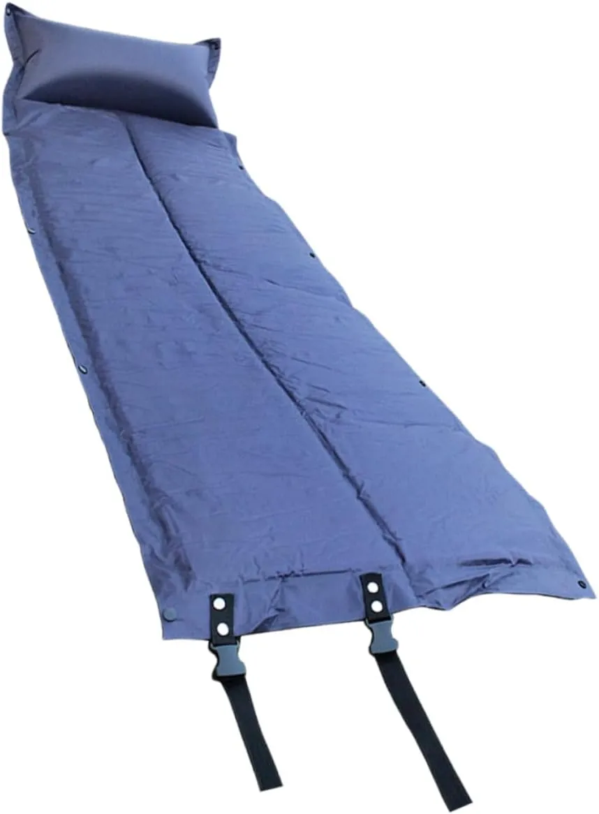 Portable Camping Air Mattress Insulated Sleeping Pad for Hiking Camping Picnic Pillow Compact Folding Design