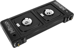 Portable Camping Stove 2 Burners Camping Stove, for Campgrounds, Outdoor Kitchens, Barbecue Islands, Etc